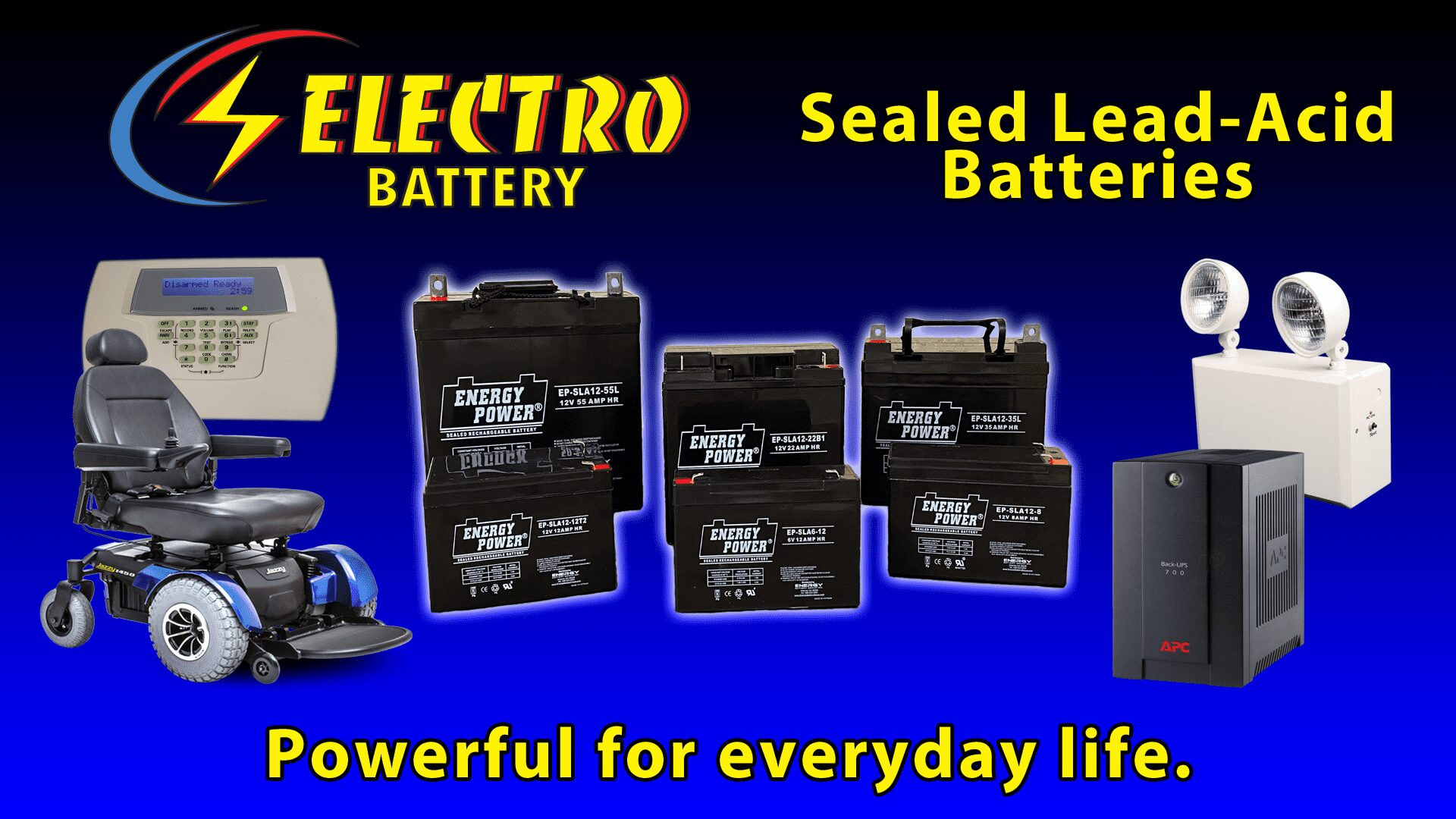 Sealed Lead Acid Batteries at Electro Battery St Petersburg, Florida
